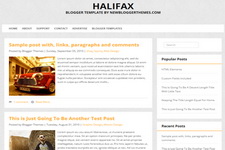 Halifax Blogger Theme