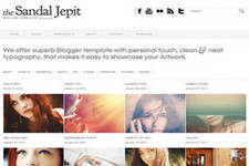Sandal Jepit Blogger Template