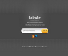 Ice Breaker Gray Blogger Template