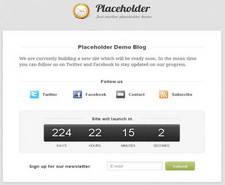 Placeholder Blogger Template