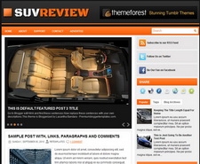 SuvReview Blogger Template