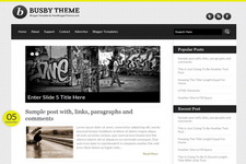 Busby Blogger Theme