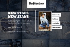 Marliska Jeans Blogger Theme