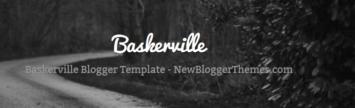 Header Image - Baskerville Blogger Template