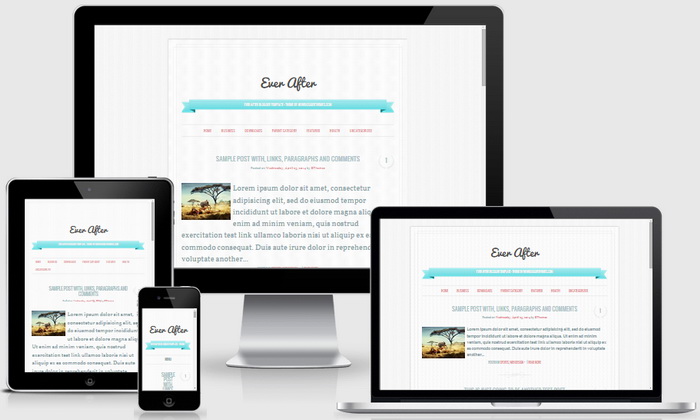 Responsive Ever After Blogger Template