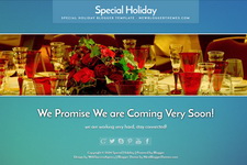 Special Holiday Blogger Theme