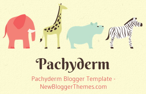 Header Image - Pachyderm Blogger Template