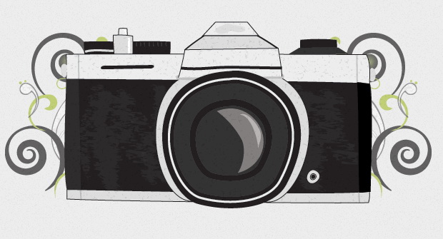 Header Image - Vintage Camera Blogger Template