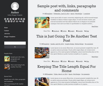 2 column blogger templates