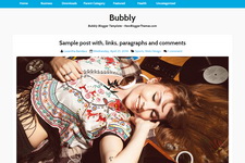 Bubbly Blogger Theme