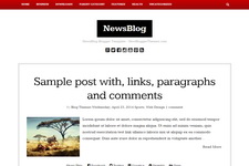 NewsBlog Blogger Theme