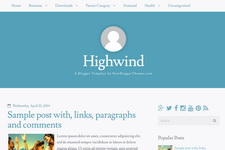 Highwind Blogger Theme