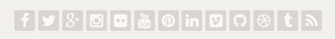 Social Buttons - Libretto Blogger Template