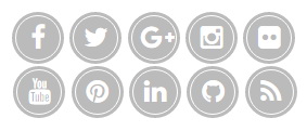 Social Buttons - Button Blogger Template