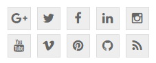 Social Buttons - Untitled Blogger Template