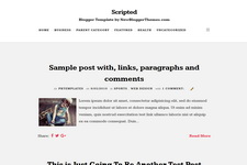 Scripted Blogger Theme