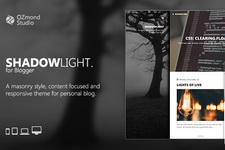 ShadowLight Blogger Theme