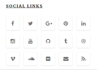 Social Buttons - Scripted Blogger Template