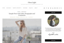 Olsen Light Blogger Theme