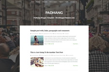 Padhang Blogger Theme