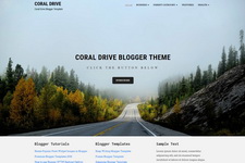 Coral Drive Blogger Theme