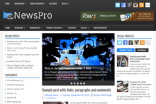 NewsPro Blogger Theme