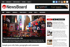 NewsBoard Blogger Theme