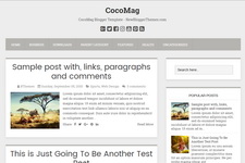 CocoMag Blogger Theme