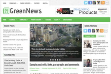 GreenNews Blogger Theme