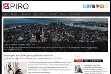 Piro Blogger Theme