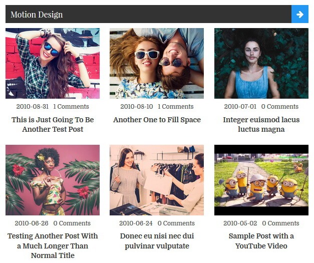 Featured Posts Area - EasyWP Blogger Template