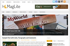 MagLite Blogger Theme
