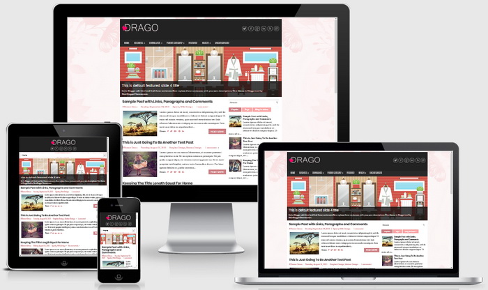 Responsive View - Drago Blogger Template