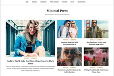 Minimal Press Blogger Theme