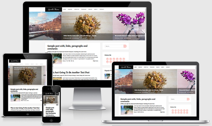 Responsive View - Lavelle Blogger Template