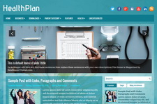 HealthPlan Blogger Theme